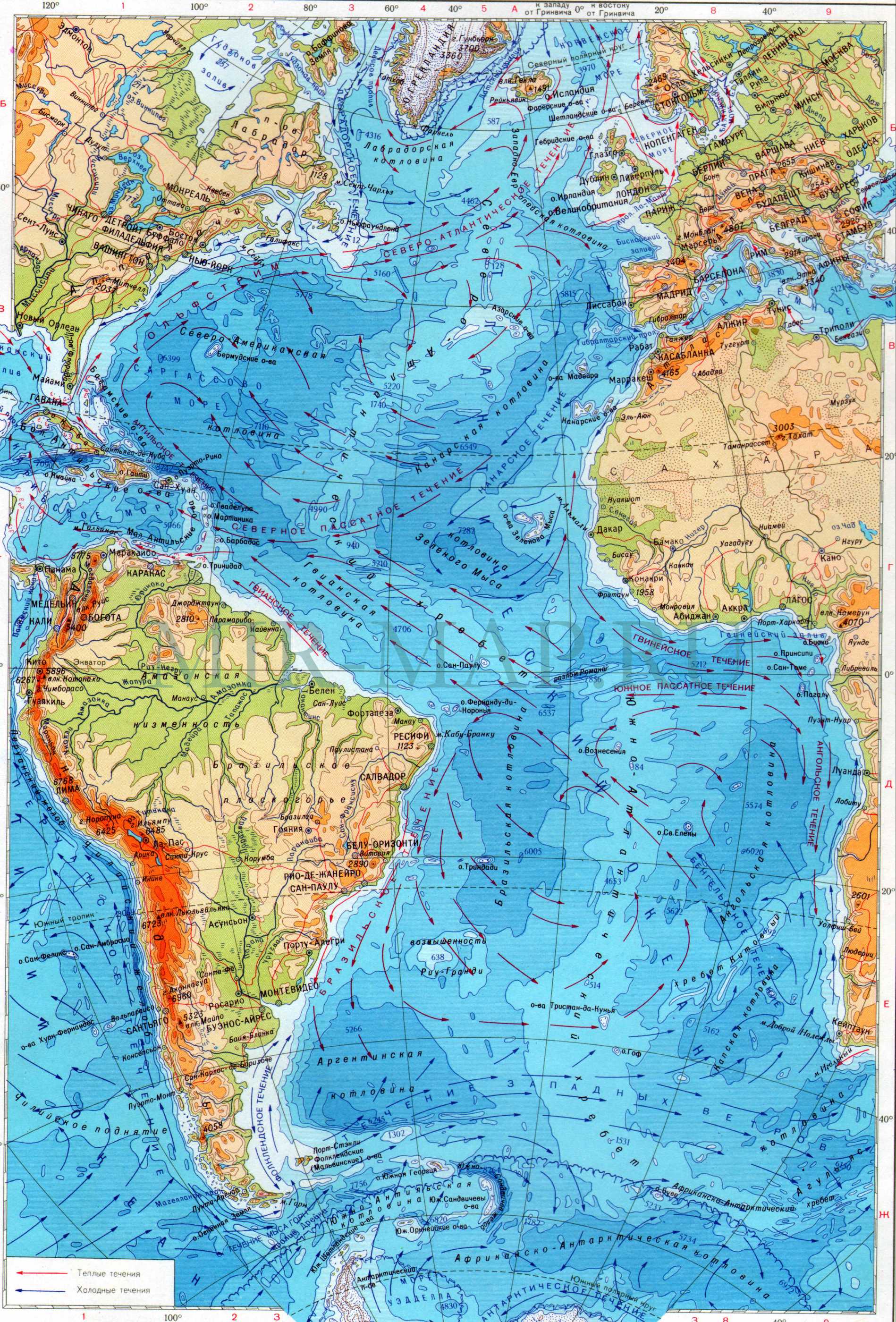 Атлантический океан доклад 7 класс