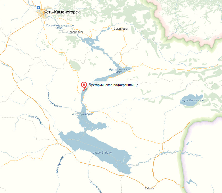 Бухтарминское Водохранилище Подробная Карта.Rar