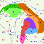 Карта Карпаты