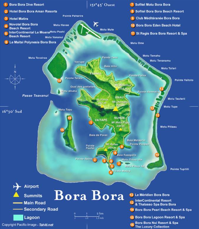 Остров Бора-Бора во Французской Полинезии: отдых, пляж ...