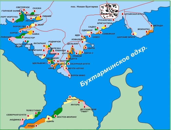 Табагинский мыс карта