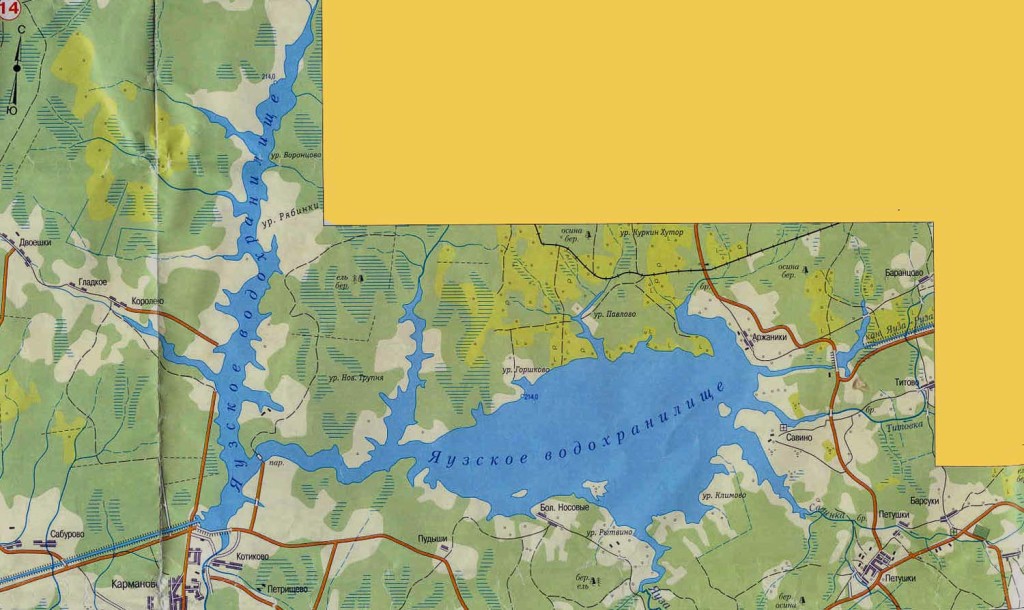 рыбалка на рефтинском водохранилище карта