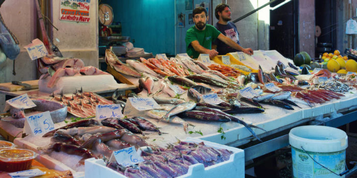Рыбный рынок в Гаэте